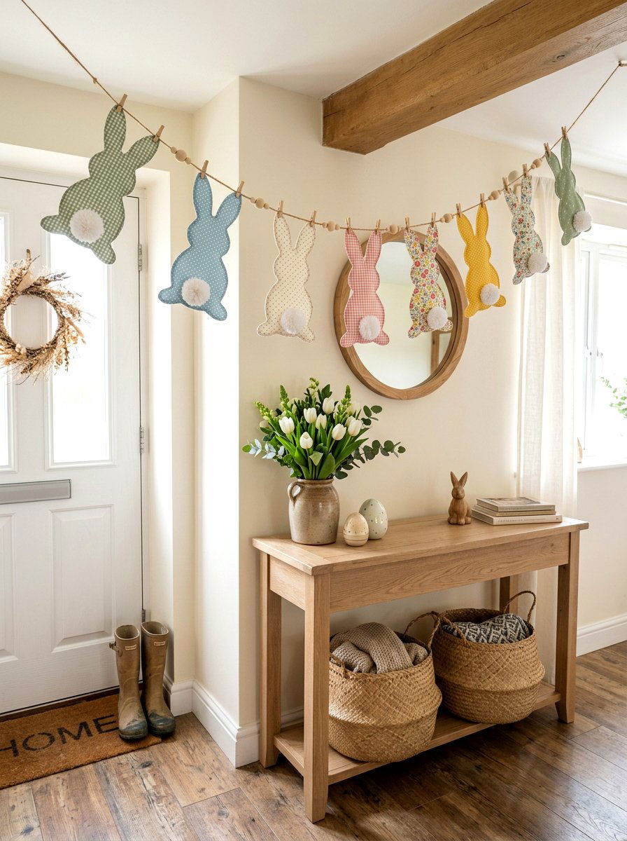 Bunny Banner For Easter - 25 Spring Banner Ideas