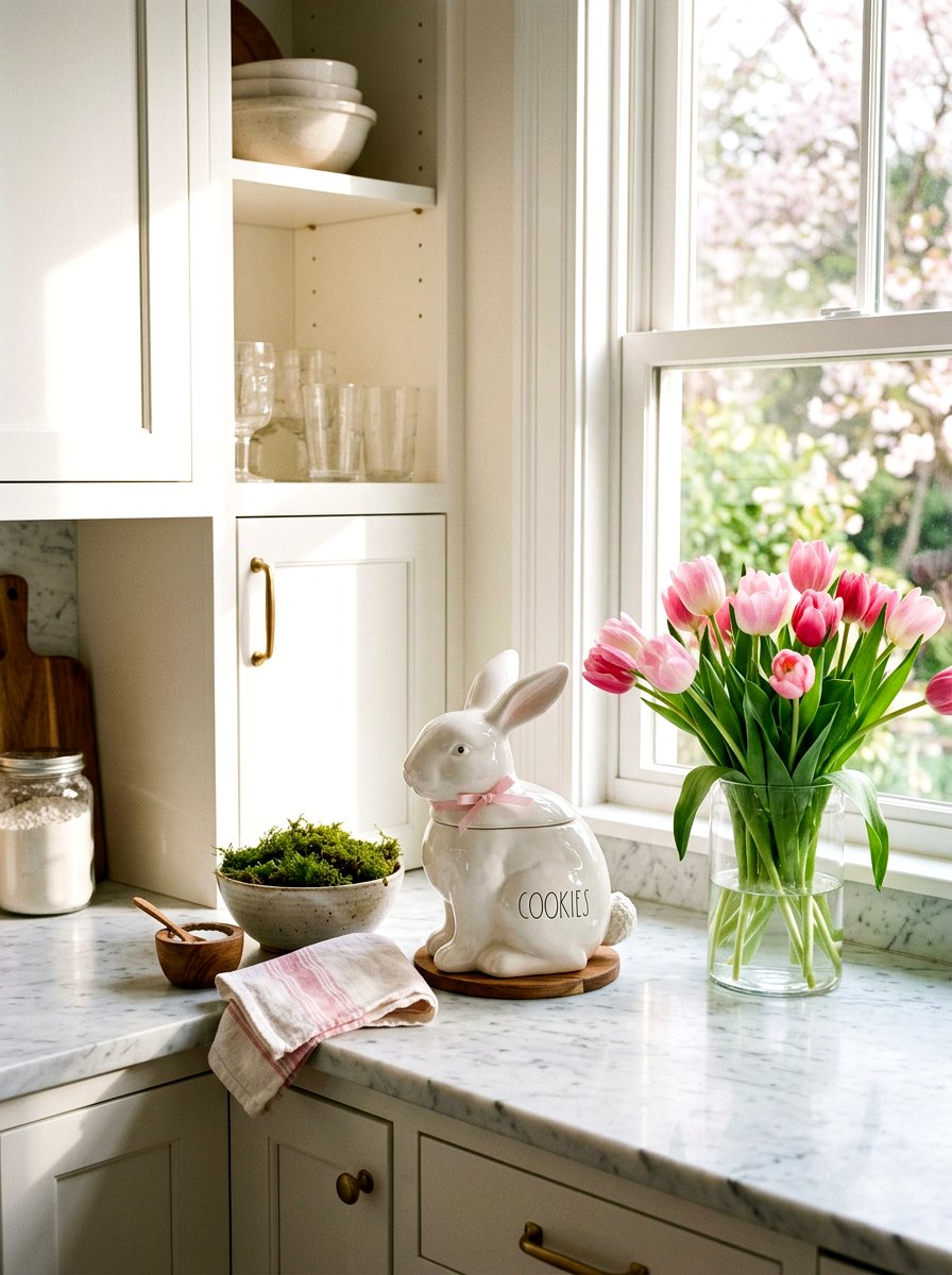 Bunny Cookie Jar - 25 Spring Cookie Jar Ideas
