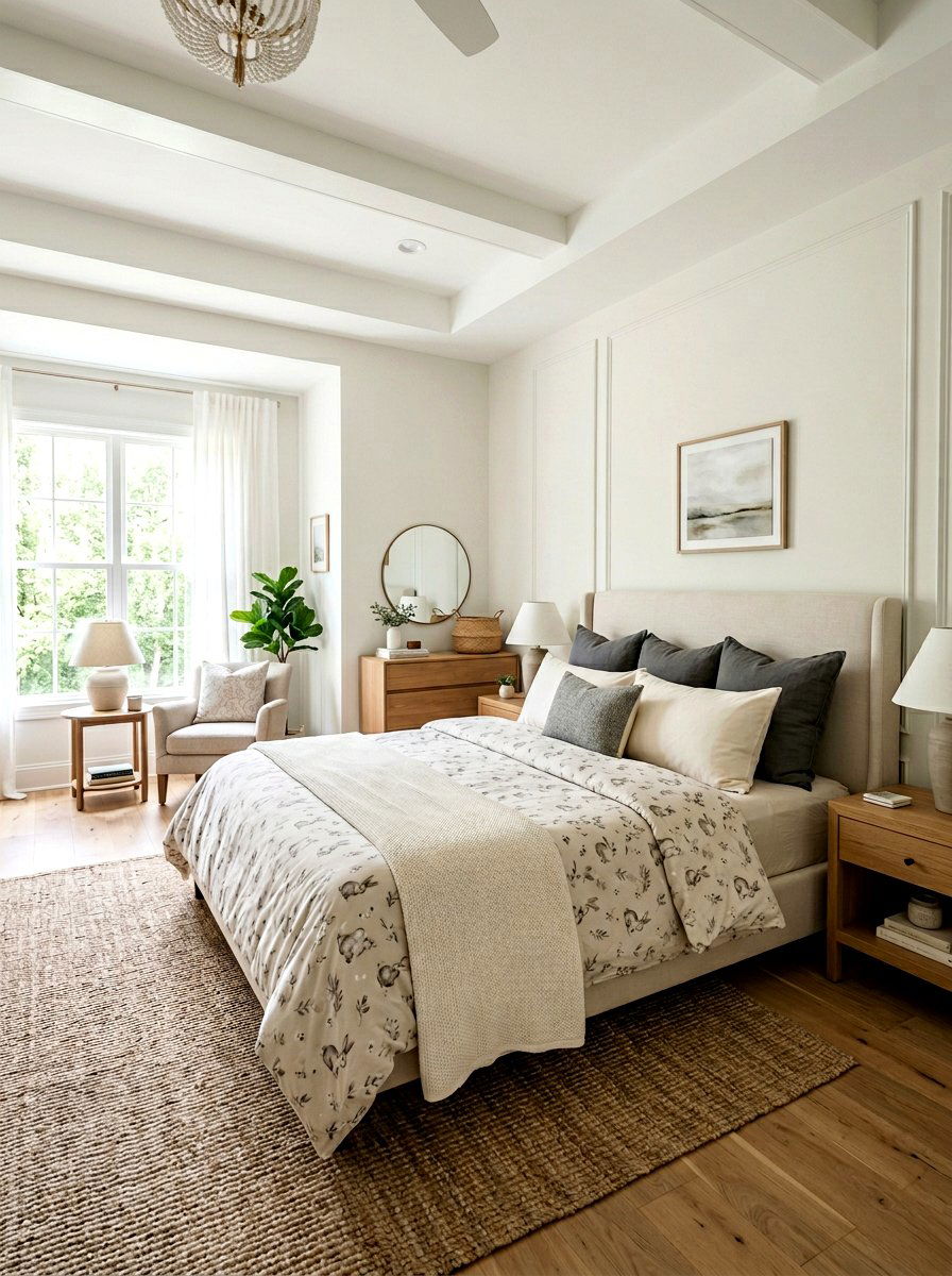 Bunny Print Bedding Bedroom - 25 Spring Bunny Decor Ideas