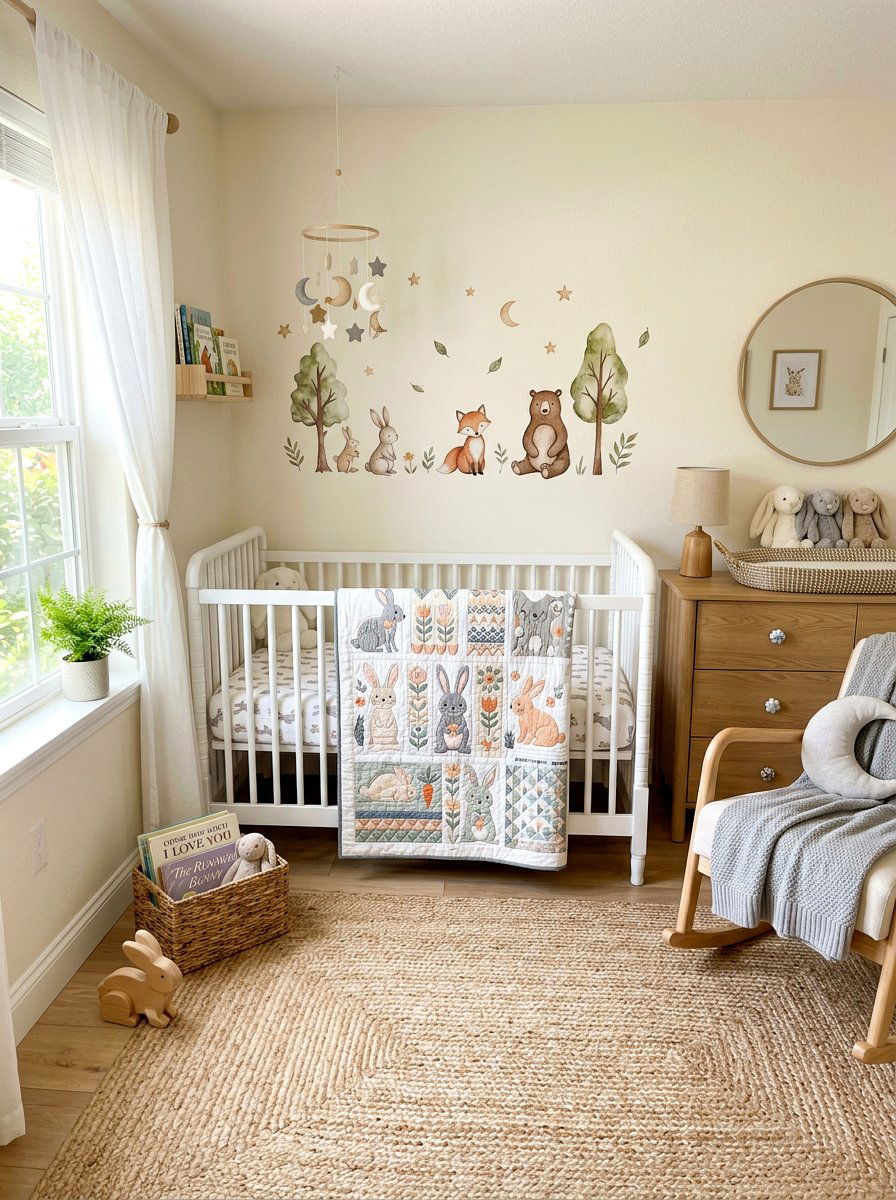 Bunny Quilt Pattern - 25 Spring Quilt Ideas