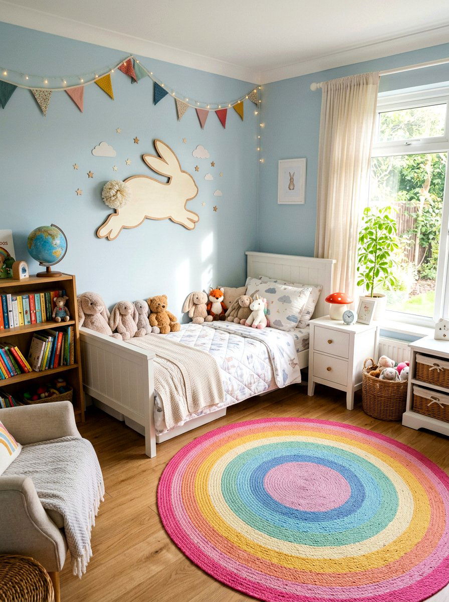 Bunny Silhouette Sign - 25 Spring DIY Sign Ideas