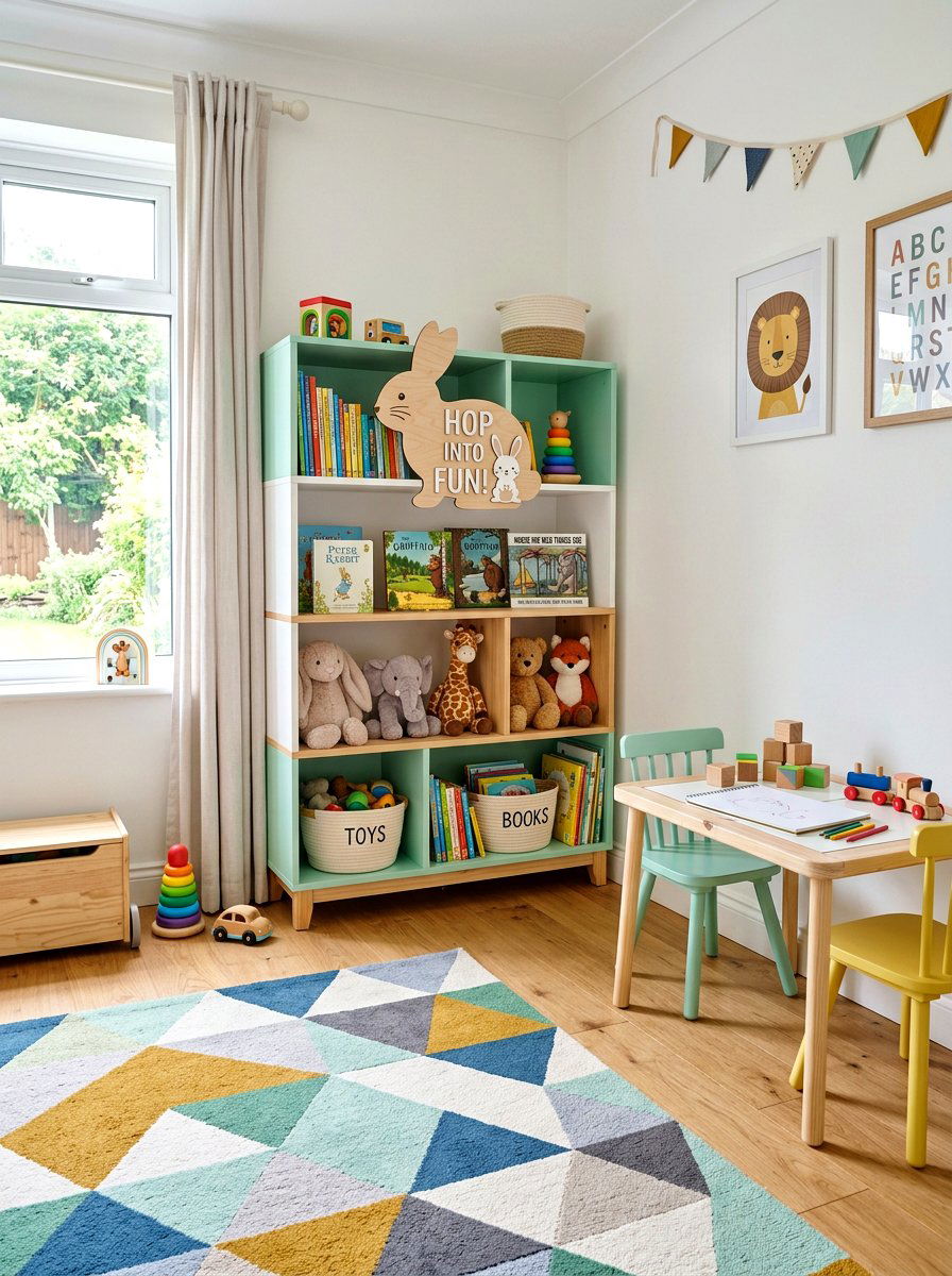 Bunny Wood Sign - 25 Spring Sign Decor Ideas