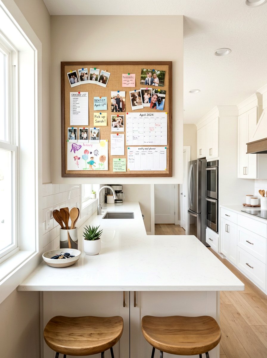 Burlap Bulletin Board - 25 Spring Burlap Decor Ideas