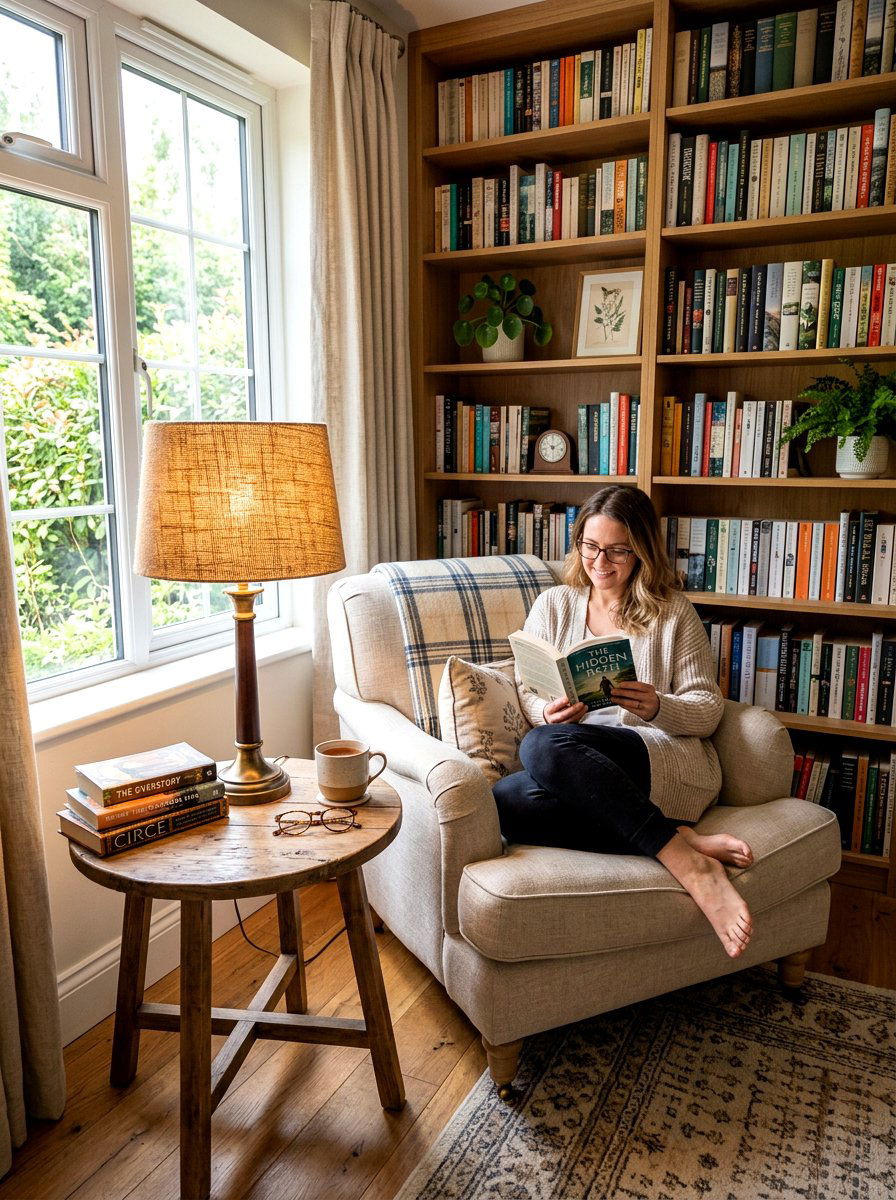 Burlap Lamp Shade - 25 Spring Burlap Decor Ideas