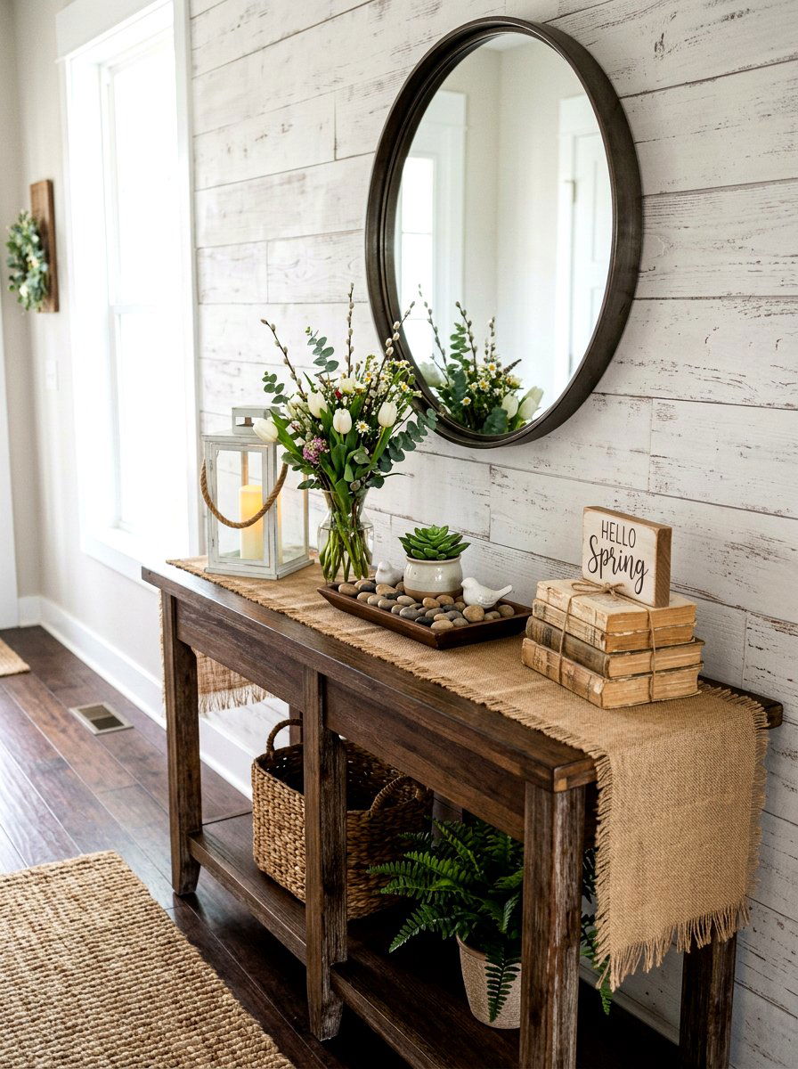 25 Chic Spring Entry Table Arrangement Ideas for Styling