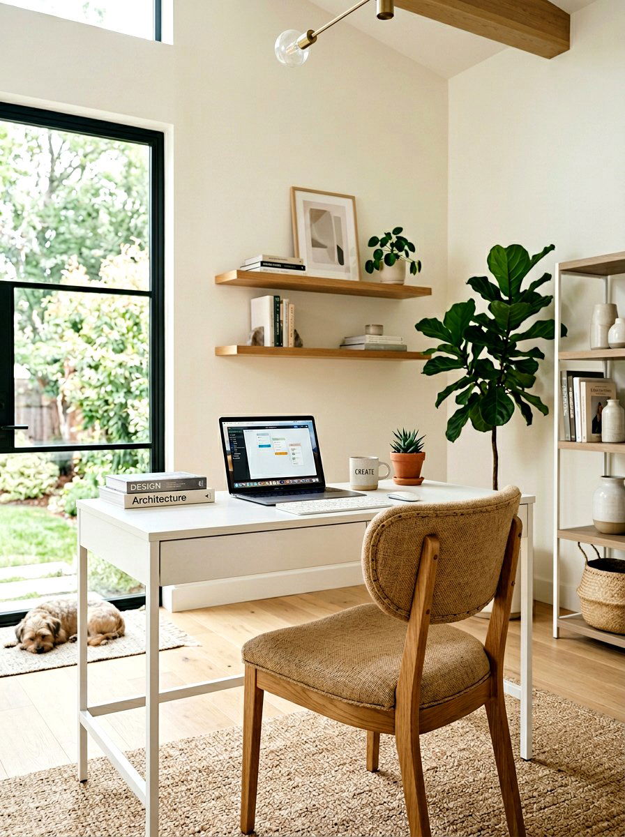 Burlap Upholstered Chair - 25 Spring Burlap Decor Ideas