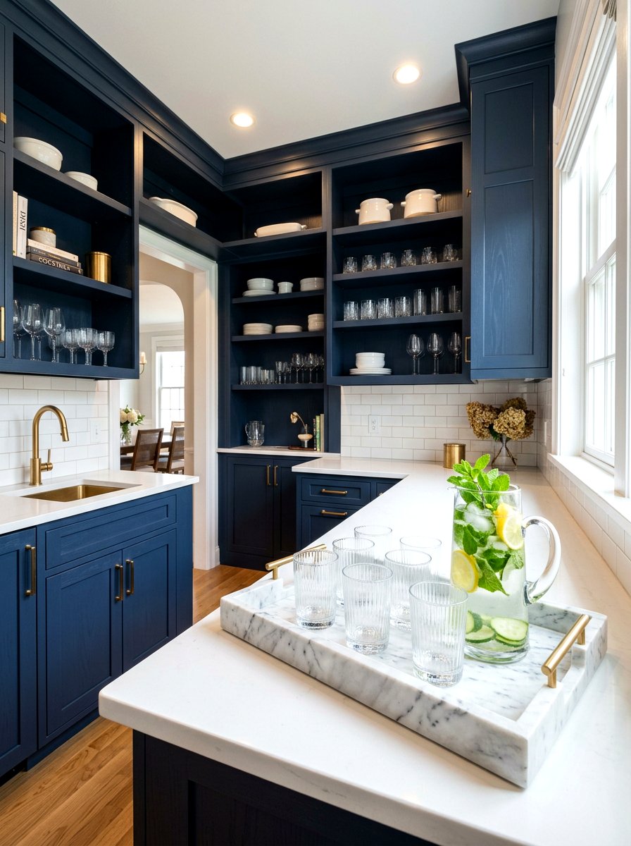 Butler Pantry Marble Tray - 25 Spring Marble Tray Decor Ideas