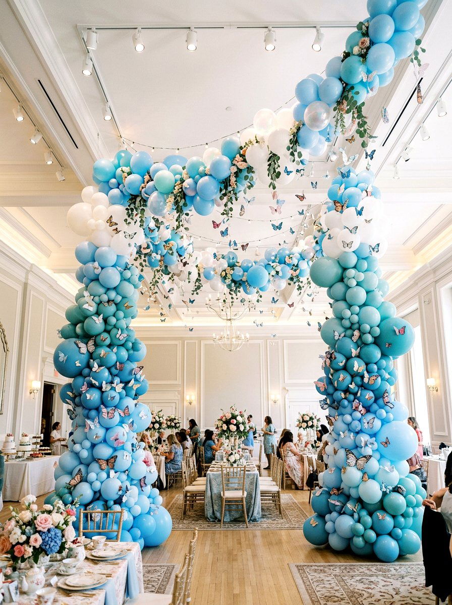 Butterfly Balloon Decoration - 25 Spring Balloon Decor Ideas