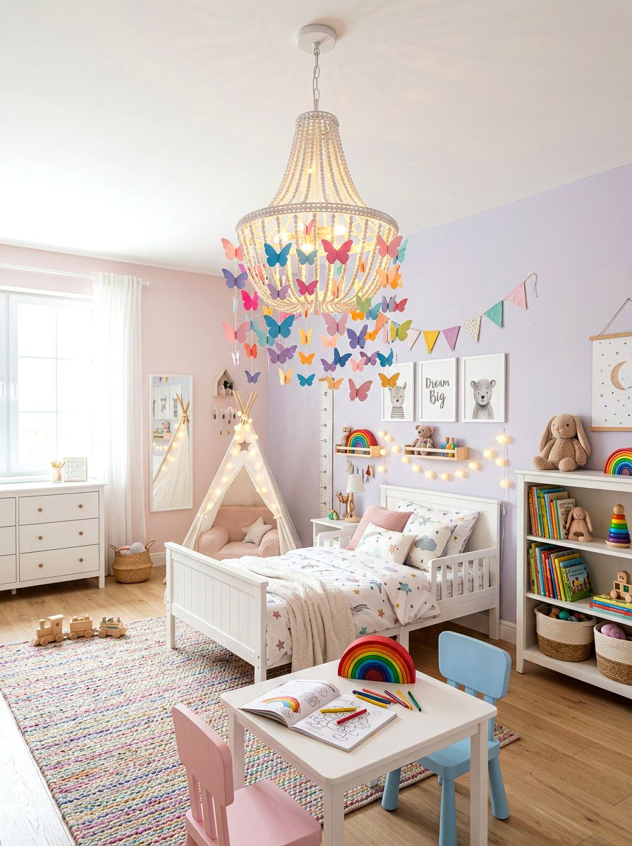 Butterfly Chandelier - 25 Spring Chandelier Decor Ideas