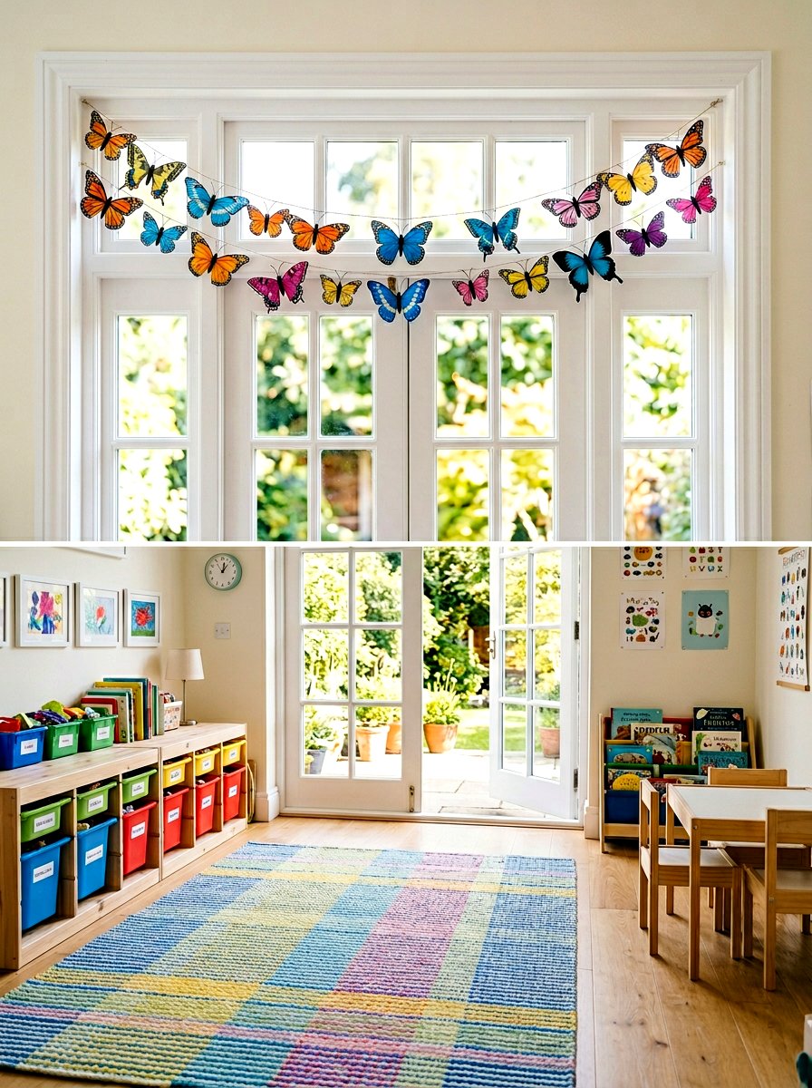 Butterfly Decor - 25 Spring French Door Decor Ideas