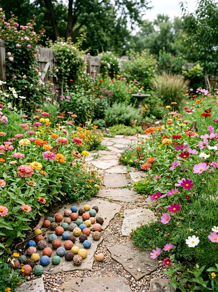 Butterfly Garden Seed Bomb - 25 Spring Seed Bomb Ideas