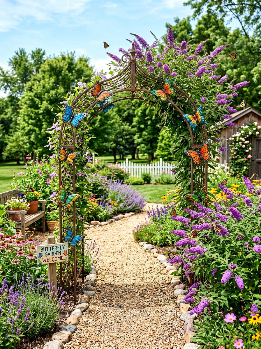 Butterfly Garden Theme - 25 Spring Arbor Decor Ideas