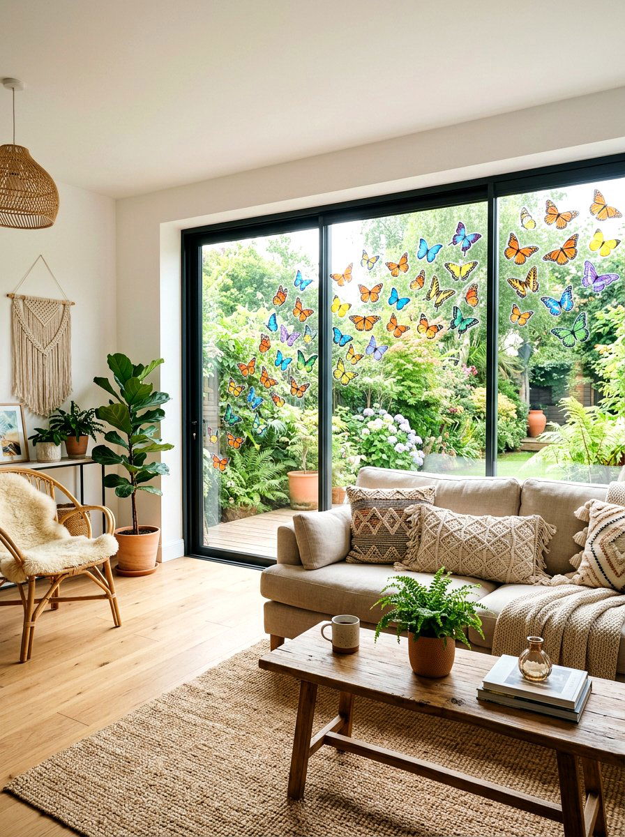 Butterfly Gel Clings For Glass - 25 Spring Gel Cling Ideas