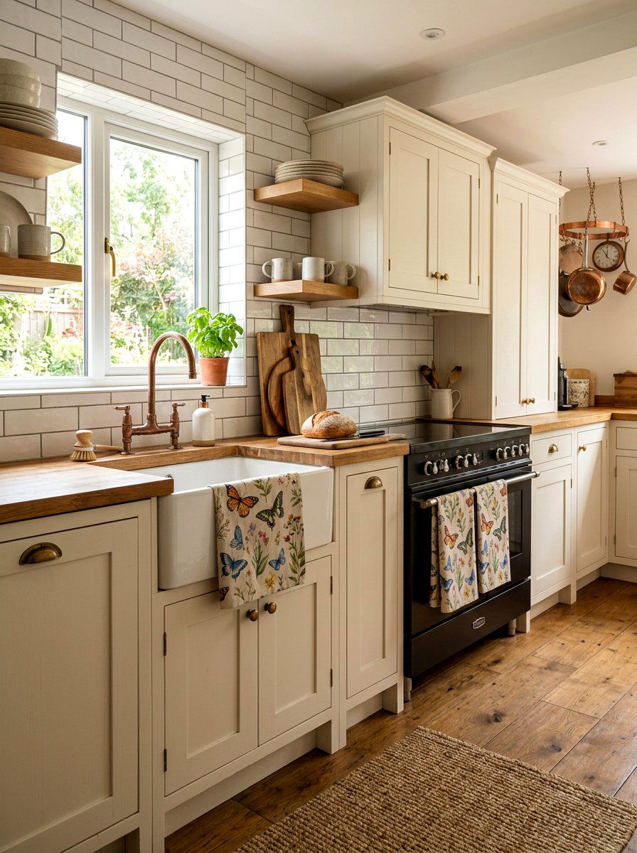 Butterfly Kitchen Towels - 25 Spring Butterfly Decor Ideas