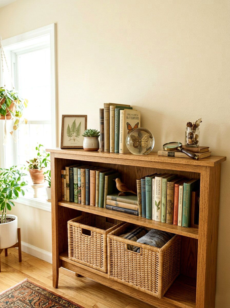 Butterfly Motif - 25 Spring Shelf Decor Ideas