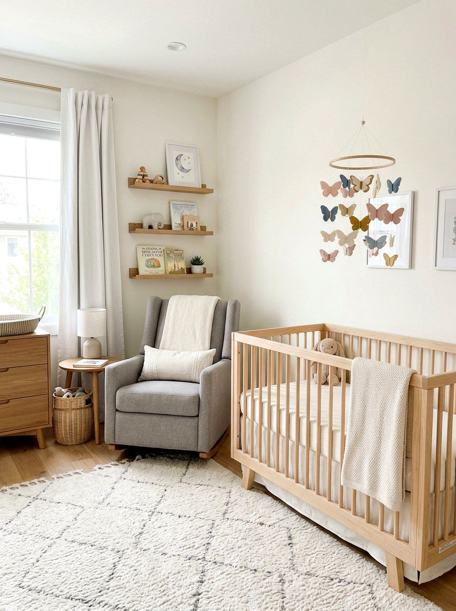 Butterfly Nursery Mobile - 25 Spring Butterfly Decor Ideas