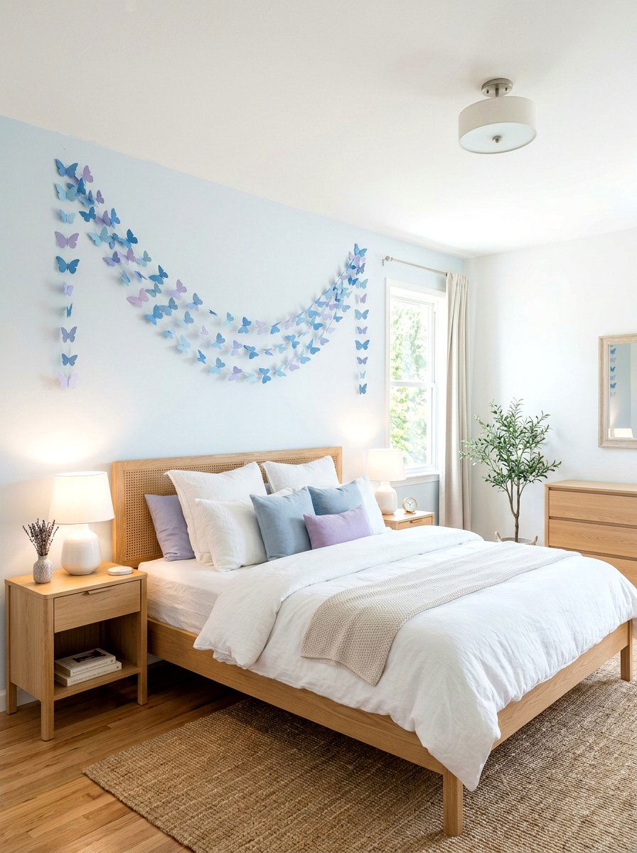 Butterfly Paper Chain - 25 Spring Paper Garland Ideas