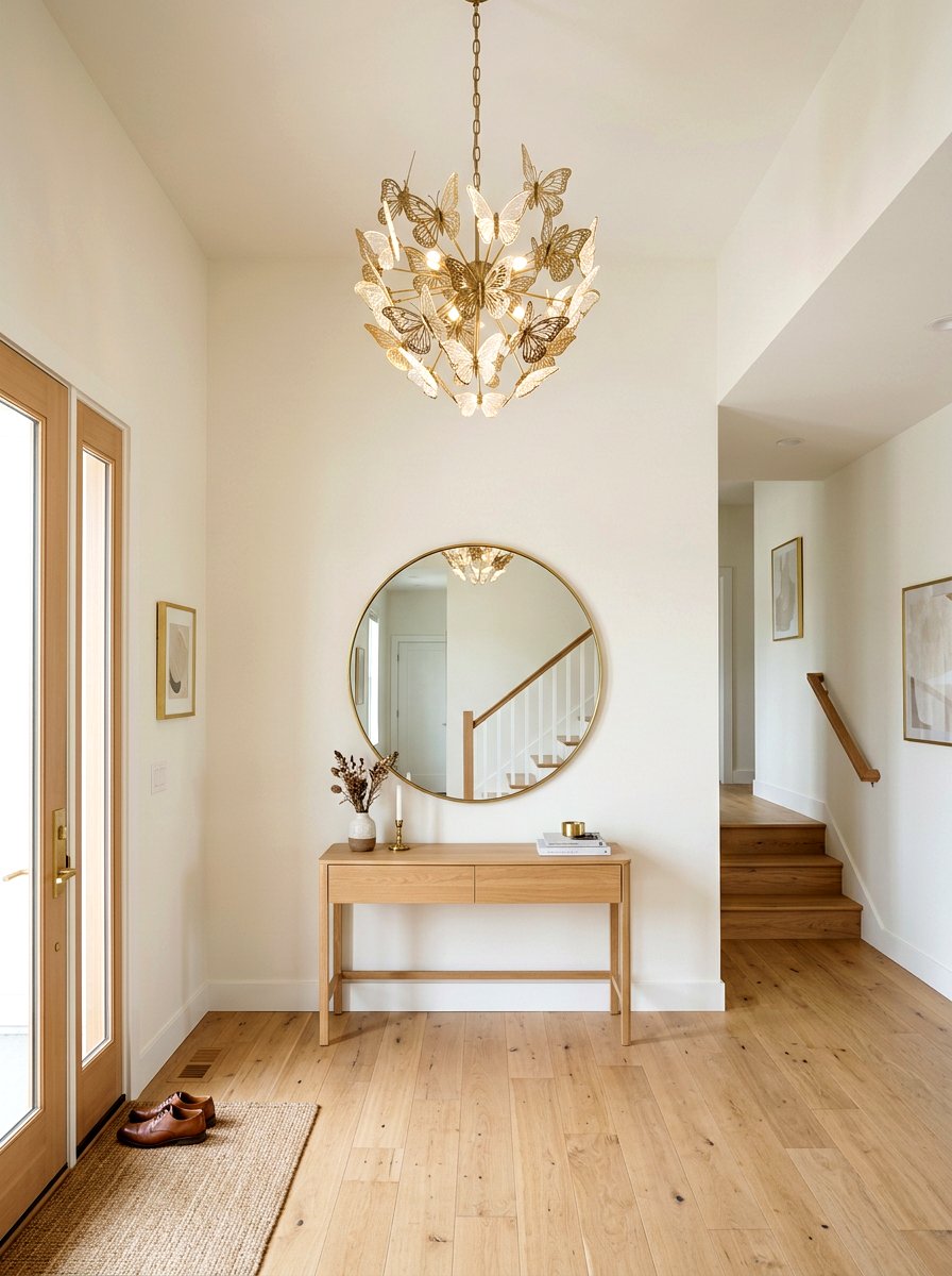 Butterfly Pendant Light - 25 Spring Butterfly Decor Ideas