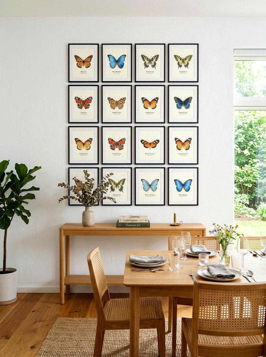 Butterfly Wall Art - 25 Spring Dining Room Decor Ideas