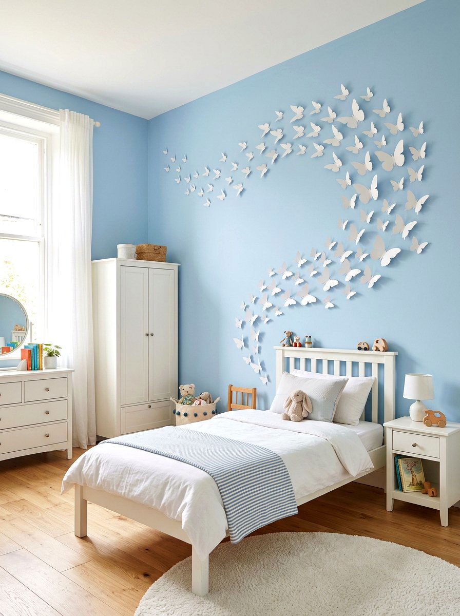 Butterfly Wall Art - 25 Spring DIY Decor Ideas