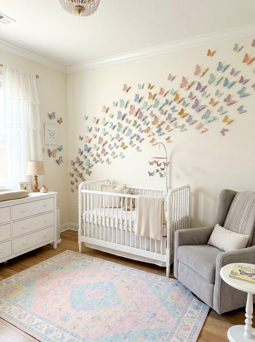 Butterfly Wall Decals - 25 Spring Wall Decor Ideas