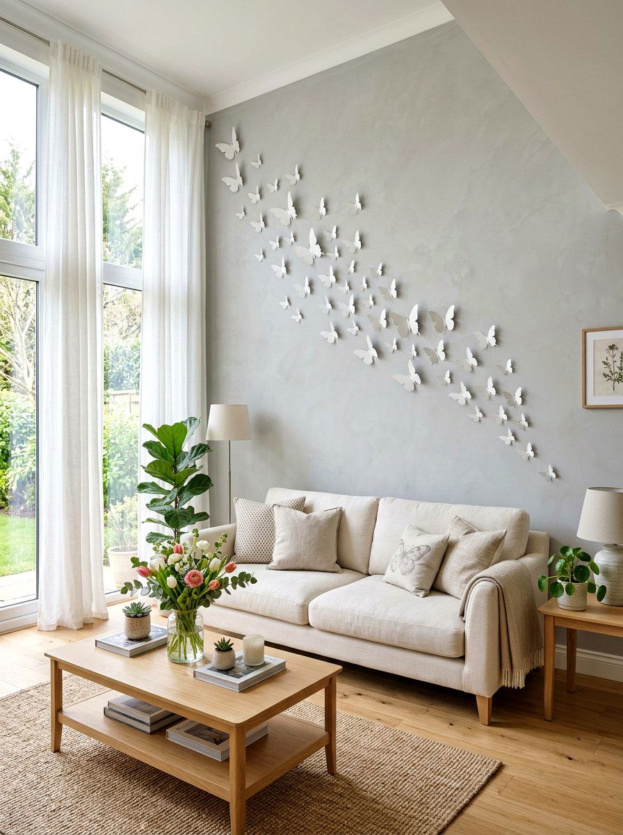 Butterfly Wall Decor - 25 Spring Insect Decor Ideas