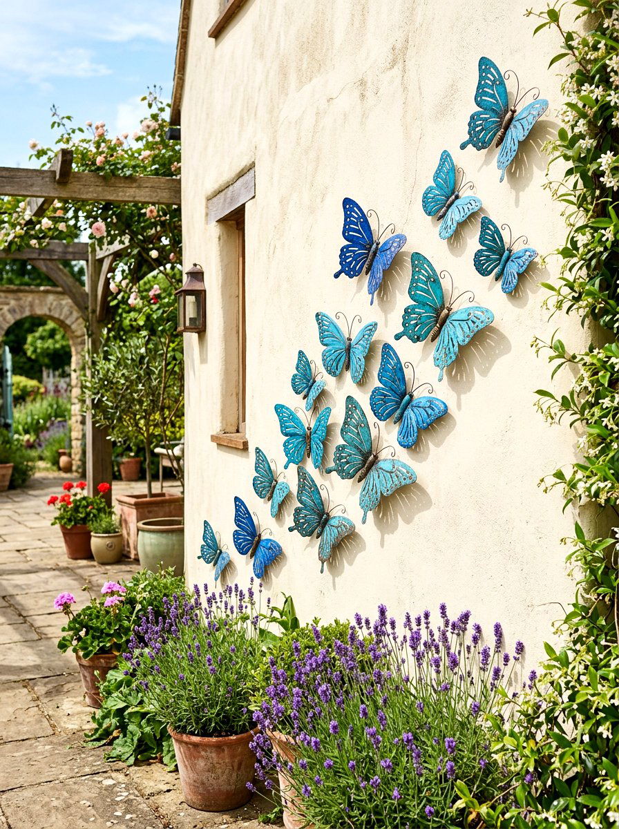 Butterfly Wall Decor - 25 Spring Patio Wall Decor Ideas