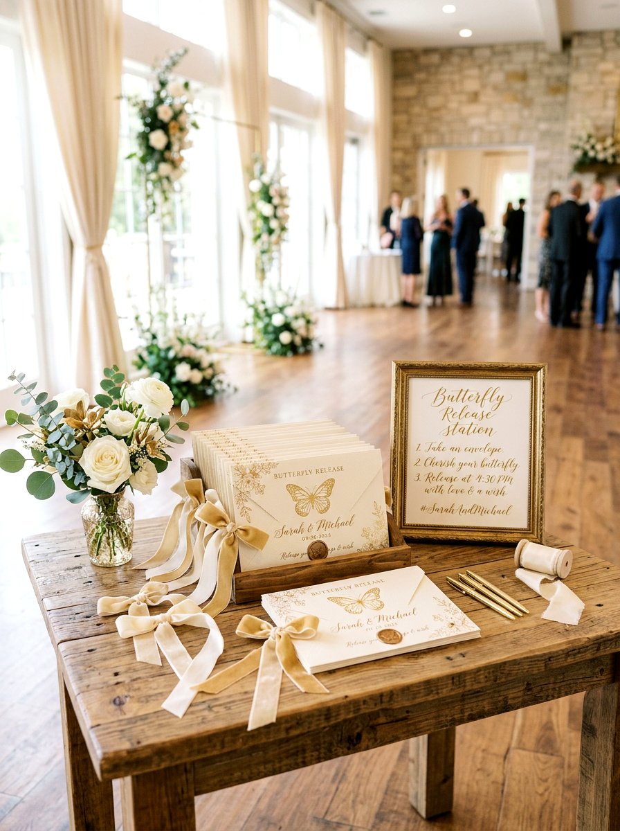 Butterfly release envelope - 25 Spring Butterfly Release Ideas