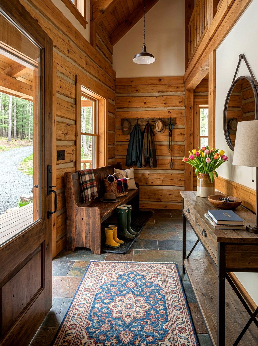 Cabin Entryway Decor - 25 Spring Cabin Decor Ideas