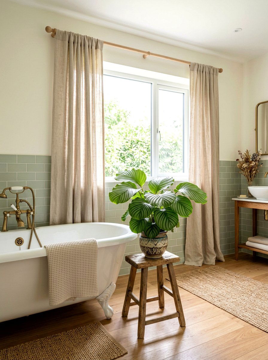 Calathea - 25 Spring Bathroom Plant Ideas