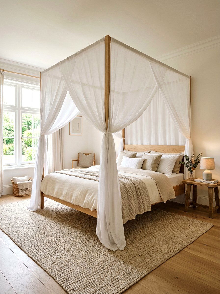 Canopy Bed Decor - 25 Spring Boho Decor Ideas