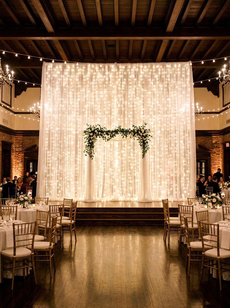 Canvas Painting - 25 Spring Wedding Backdrop Ideas