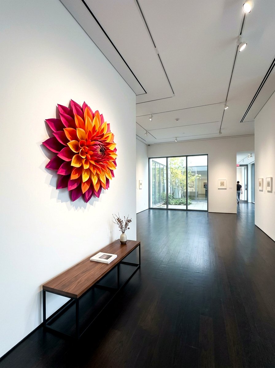 Cardstock Dahlia - 25 Spring DIY Paper Flower Ideas