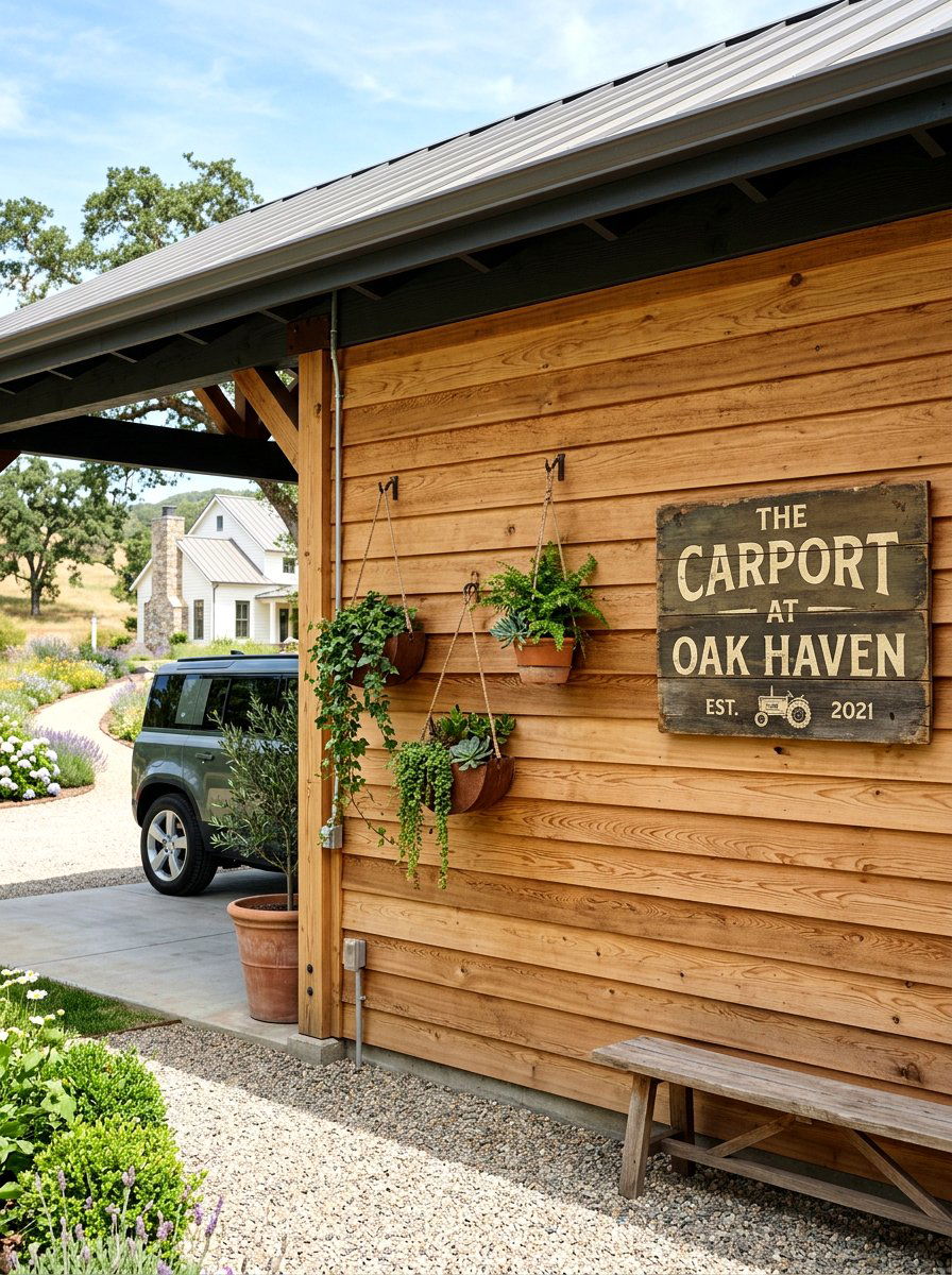Carport Accent Wall - 25 Spring Carport Decor Ideas