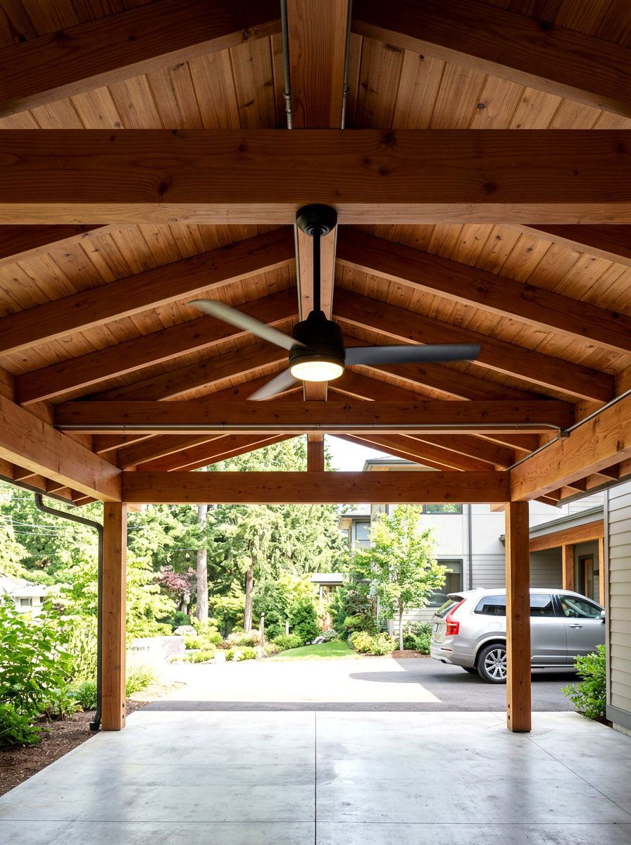 Carport Ceiling Fan - 25 Spring Carport Decor Ideas