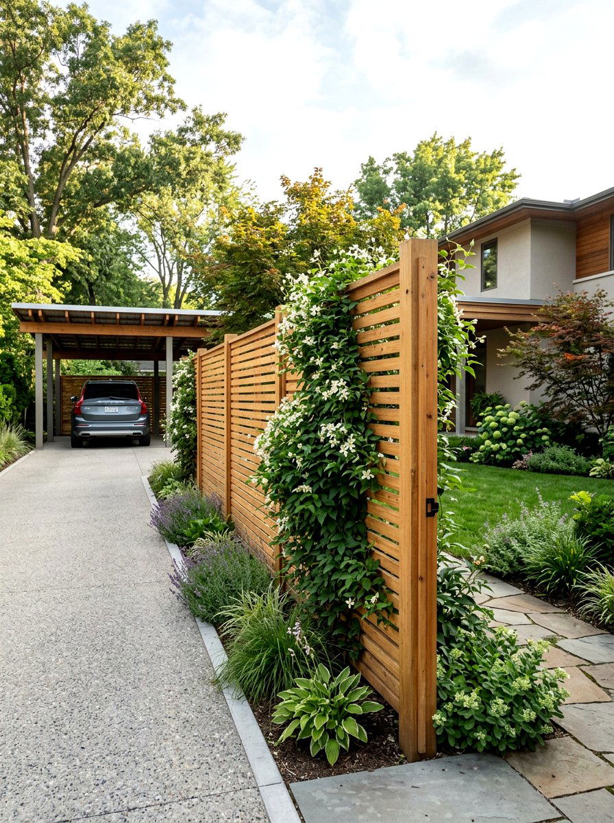 Carport Privacy Screen - 25 Spring Carport Decor Ideas