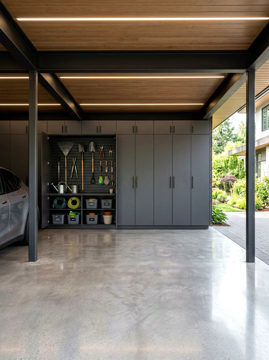 Carport Storage Cabinets - 25 Spring Carport Decor Ideas