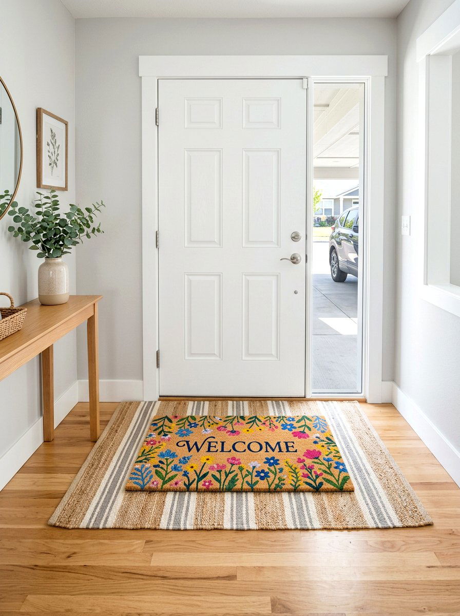Carport Welcome Mat - 25 Spring Carport Decor Ideas