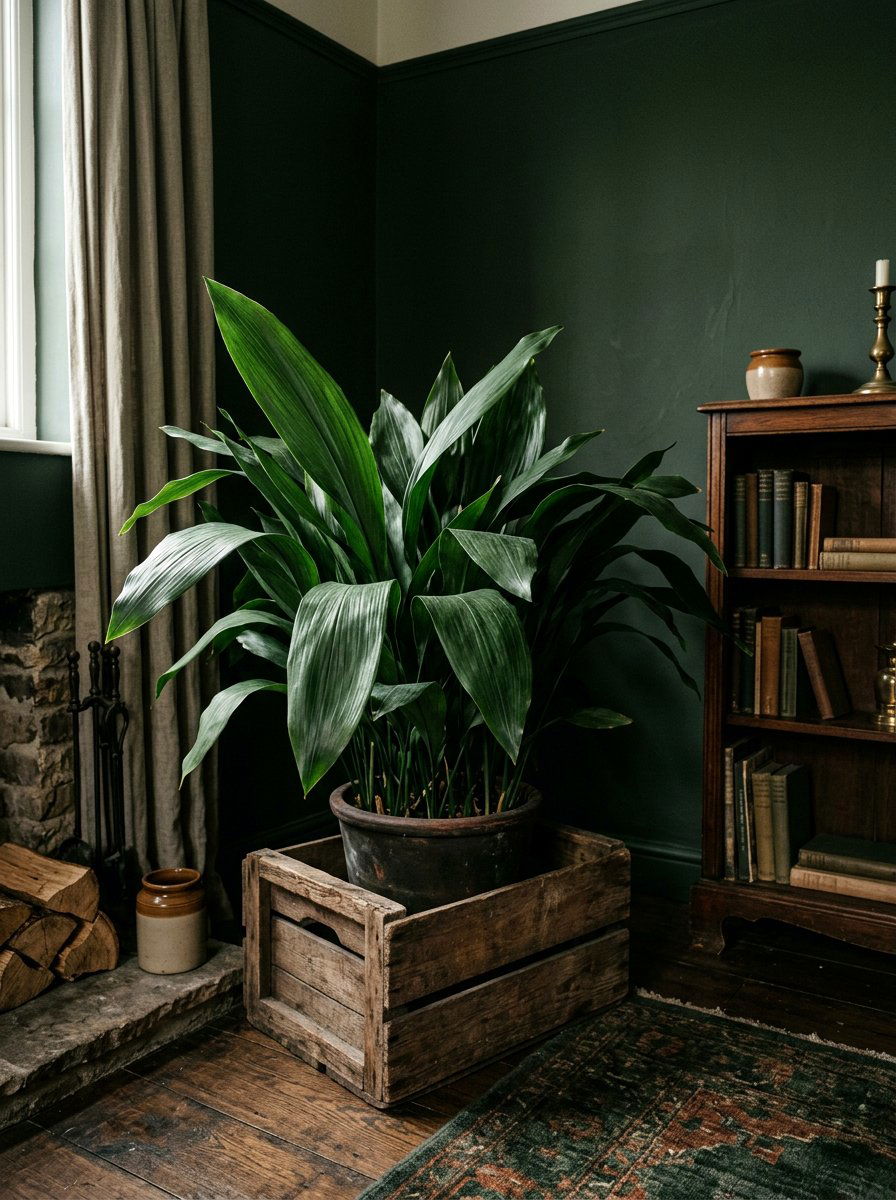 Cast Iron Plant - 25 Spring Living Room Plant Ideas