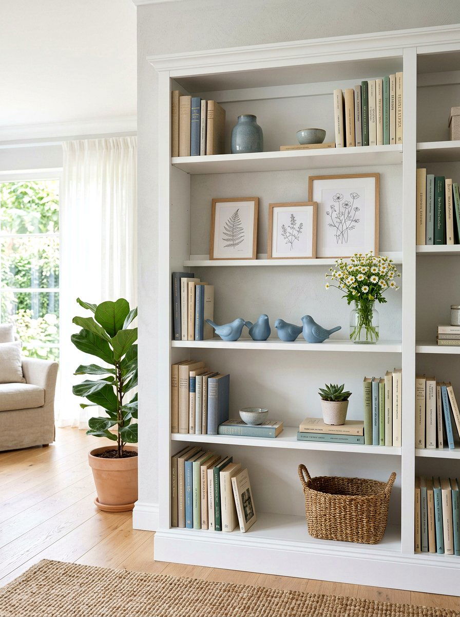 Ceramic Bird Figurine - 25 Spring Dollar Tree Decor Ideas