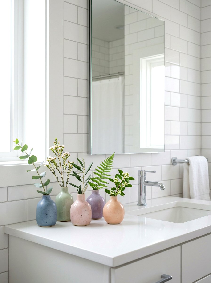 Ceramic Bud Vase - 25 Spring Sprout Decor Ideas