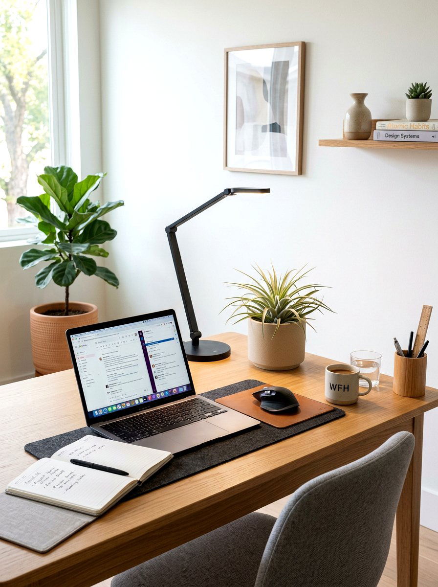 Ceramic Desktop Pot - 25 Spring Air Plant Display Ideas