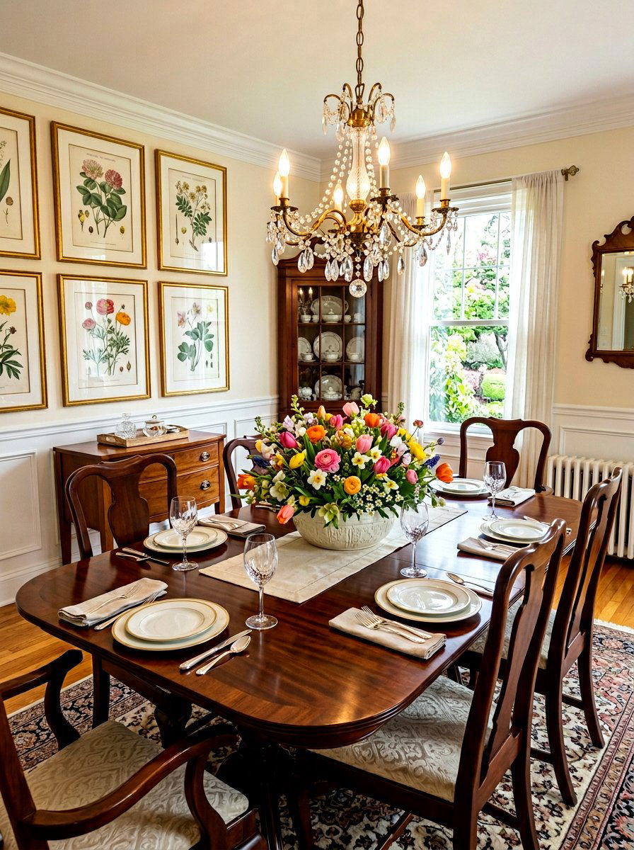 Ceramic Meadow Bowl - 25 Spring Wildflower Centerpiece Ideas