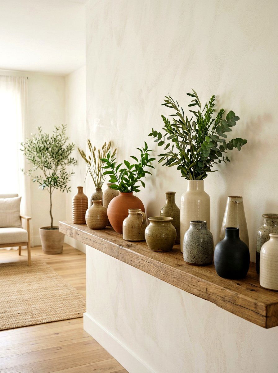 Ceramic Vase Collection - 25 Spring Home Refresh Ideas