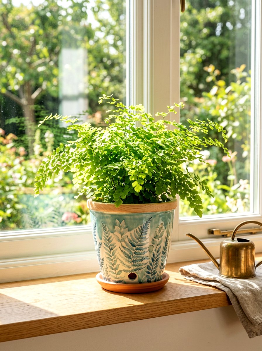 Ceramic Watercolor Plant Pot - 25 Spring Watercolor Decor Ideas