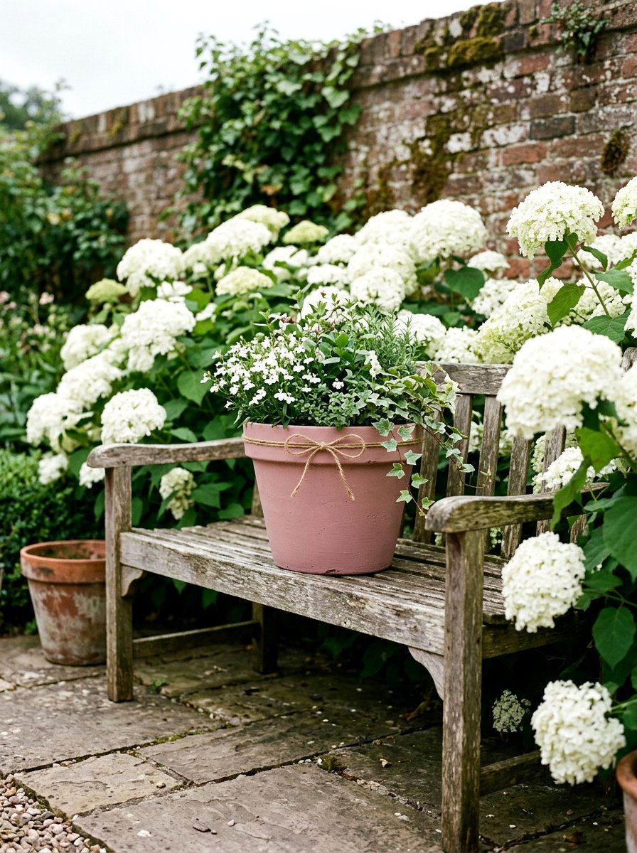 Chalk Paint Planter - 25 Spring Planter Painting Ideas