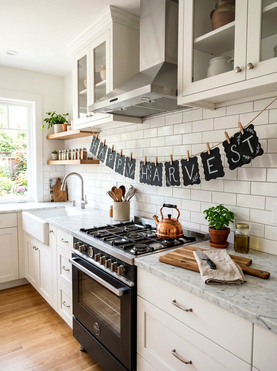 Chalkboard Mini Banner - 25 Spring Bunting Ideas