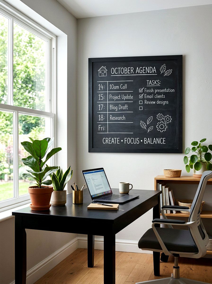 Chalkboard Paint Picture Frame - 25 Spring Picture Frame Craft Ideas