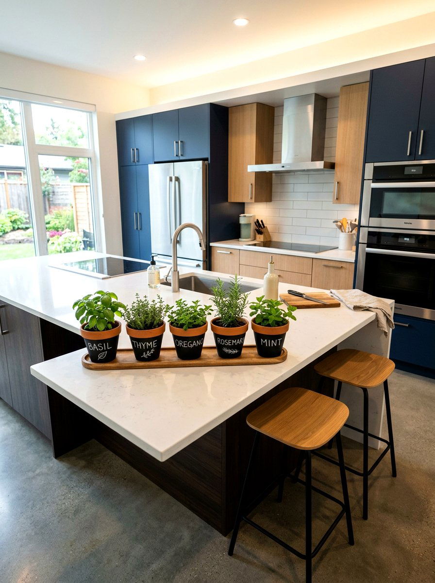 Chalkboard paint herb pots - 25 Spring Terracotta Pot Craft Ideas