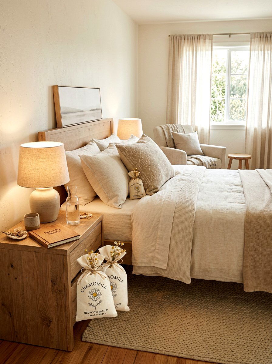 Chamomile Bedroom Sachet - 25 Spring Sachet Ideas